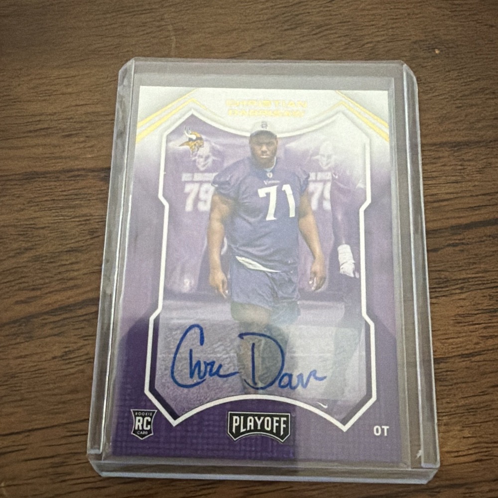 2021 Panini Playoff Christian Darrisaw rookie autograph card